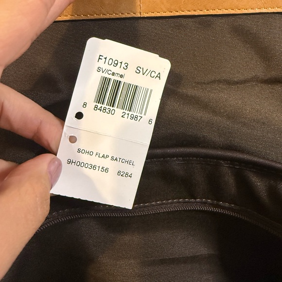 Coach SoHo flap satchel Camel leather shoulder bag - Picture 10 of 12